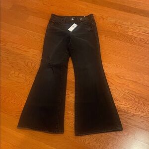 Express Dark Flare Jeans